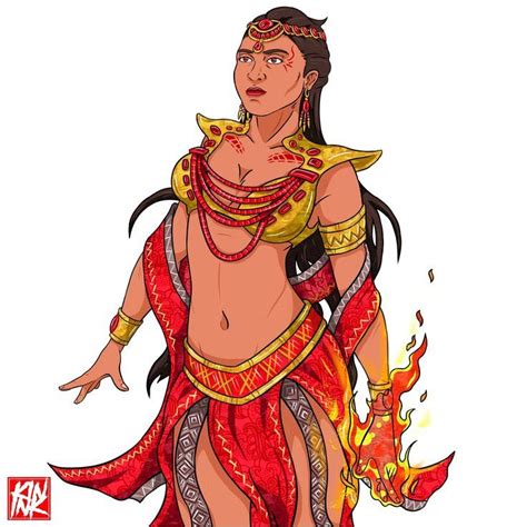 Lalahon in philippine mythology is a mythical diwata (a kind of dryad ...