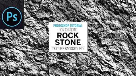 Photoshop Stone Texture Tutorial - Image to u