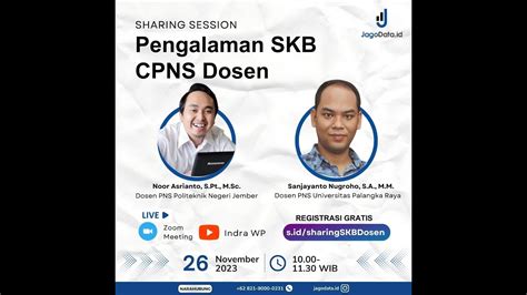 Webinar Sharing Session Skb Dosen Youtube