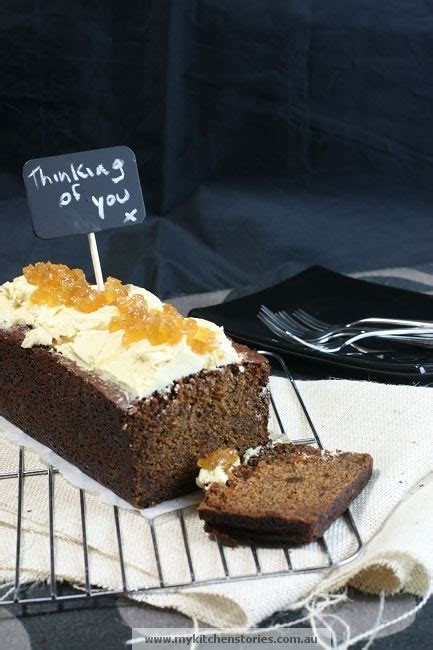 Ginger Loaf Candied Ginger Frosting My Kitchen Stories