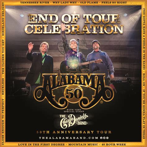 Alabama 50th Anniversary Tour Wsm Fm1