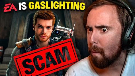 Star Wars Jedi Survivor Is A Scam Asmongold Reacts Youtube