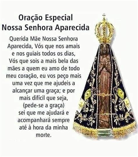 Ora O De Nossa Senhora Aparecida Para Imprimir Braincp