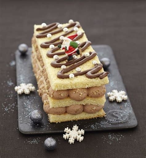 Découvrez cette recette de Bûche au Nutella façon mille feuille