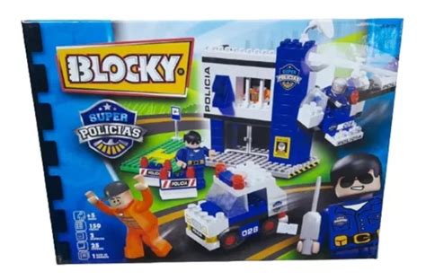 Bloques Ladrillos Blocky Super Policias 150 Piezas Original MercadoLibre