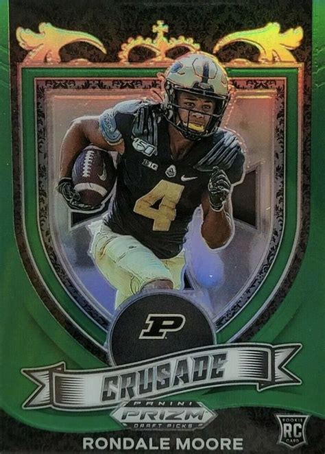 Rondale Moore Prizm Draft Picks Crusade Green Price Guide