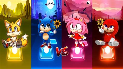 Baby Tails Baby Sonic Baby Amy Rose Baby Knuckles Tiles Hop Edm