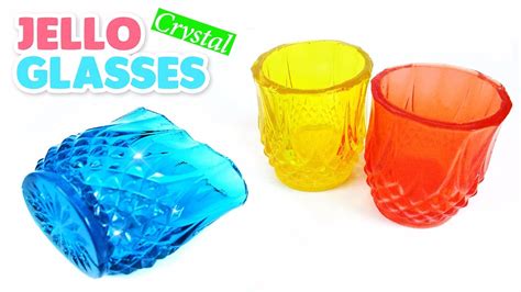 Diy Crystal Jello Glasses Rainbow Gummy Cups Recipe Monsterkids