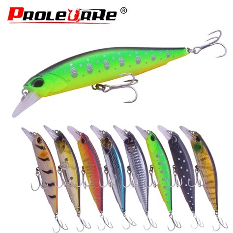 10 Pcs Crankbaits Minnow Fishing Lure Bait Minnow Fishing Lure 3d Eye