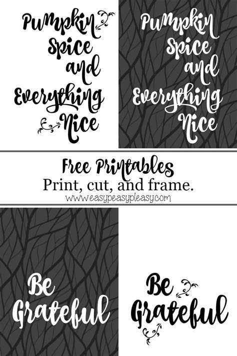 Free Thanksgiving Printables - Easy Peasy Pleasy