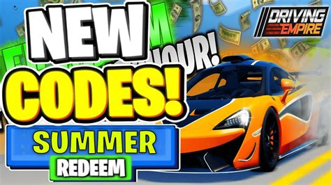 Secret Codes All New Working Codes For Driving Empire In Roblox