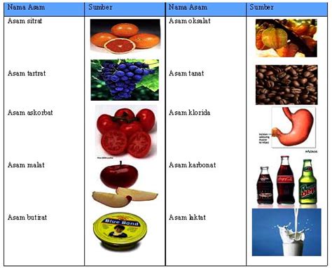 10 Contoh Asam Dan Basa