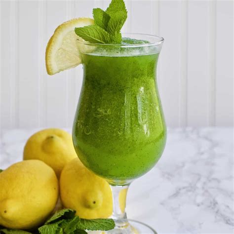 Frozen Mint Lemonade The Perfect Summer Yummy Noises