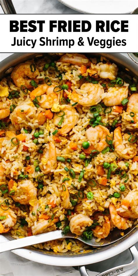 Minute Shrimp Fried Rice Recipe Shrimp And Rice Recipes Shrimp