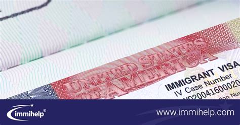 Sample U S Immigrant Visa