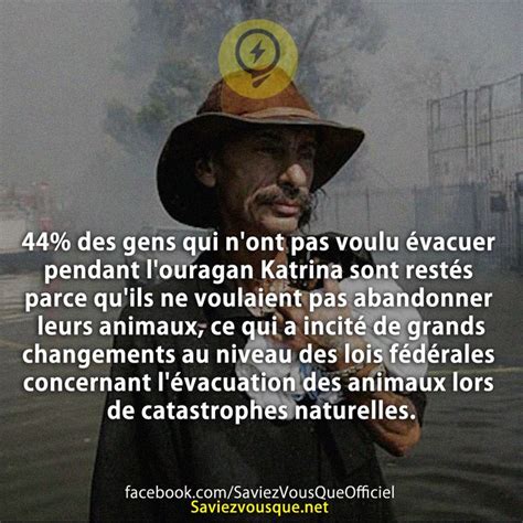 44 des gens qui n ont pas voulu évacuer pendant l ouragan Katrina sont