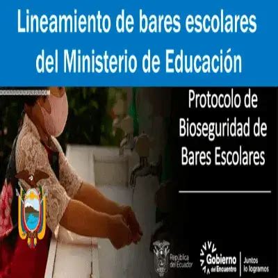 Lineamiento De Bares Escolares Del Ministerio De Educaci N