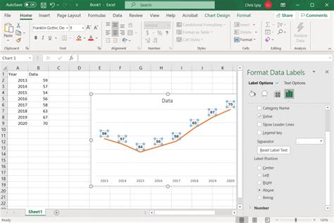 How to Create Line Graphs in Excel