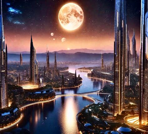 Multi Moon City By Jce Eworld248 On Deviantart