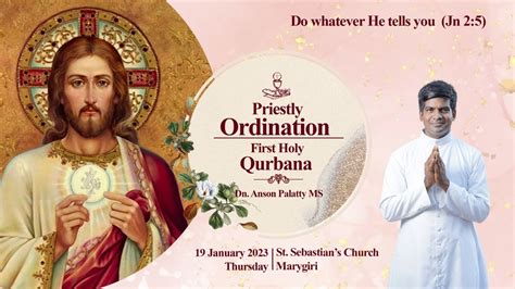 Priestly Ordination First Holy Qurbana Dn Anson Palatty MS YouTube