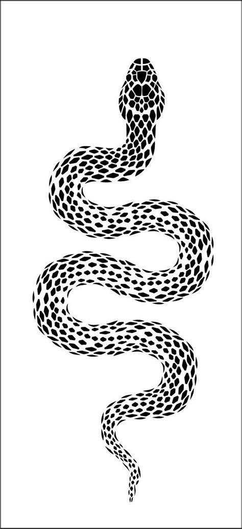 Snake Stencil