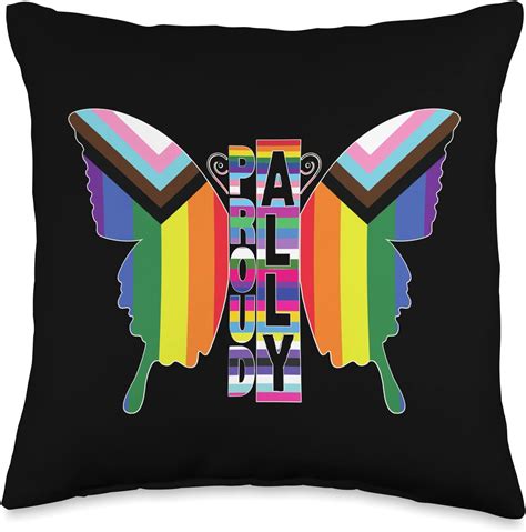Amazon LGBTQ Gay Pride Month Proud Ally Tee Throw Pillow X