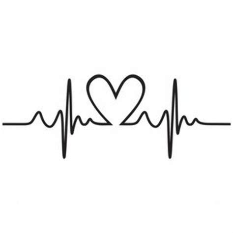 Download High Quality heartbeat clipart tattoo Transparent PNG Images ...