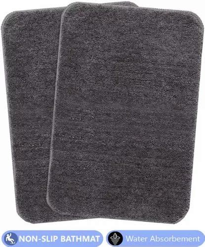 MAA HOME CONCEPT Bath Mat Solid 40X60 CM Super Absorbent Anti Skid