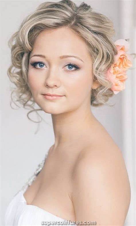 23 Coiffure De Mariage La Plus Glamour Pour Cheveux Courts