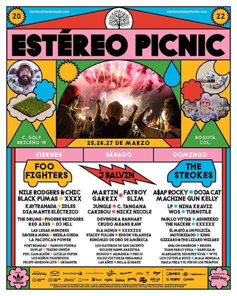 Festival Estéreo Picnic 2022 Lineup Grooveist