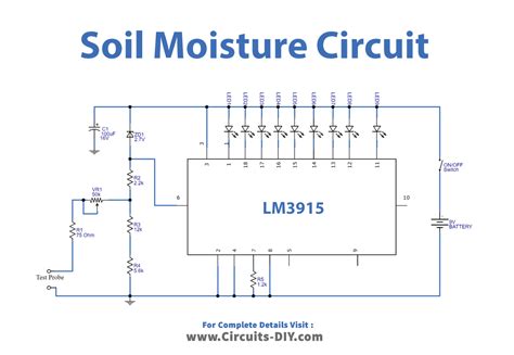 Soil Moisture Sensing Circuit