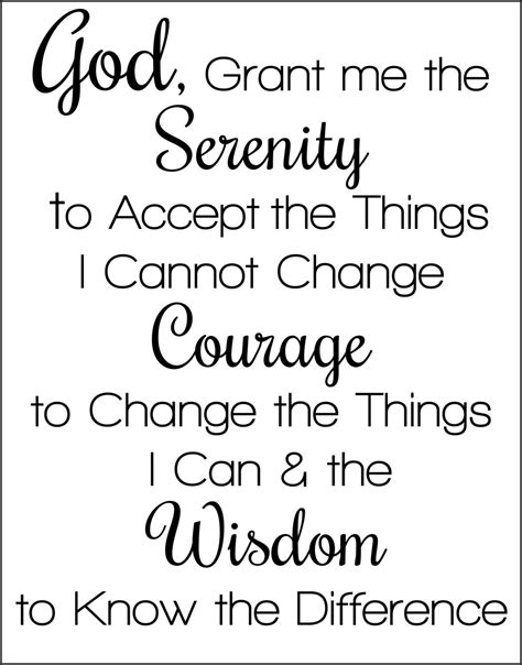 Free Printable Serenity Prayer Living One Day At A Time Enjoying One