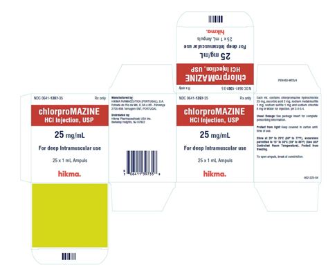 Chlorpromazine Hydrochloride Hikma Pharmaceuticals Usa Inc Fda