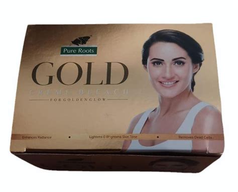 Pure Roots Gold Cream Bleach Dry Skin Packaging Size 250 Gm At Rs 50