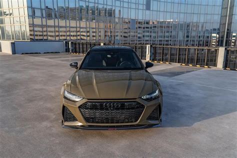 Video Tactical Green Painted Audi Rs6 Avant With Abt Tuning