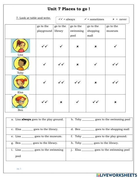 Grade 4 Interactive Worksheet For 4 Live Worksheets