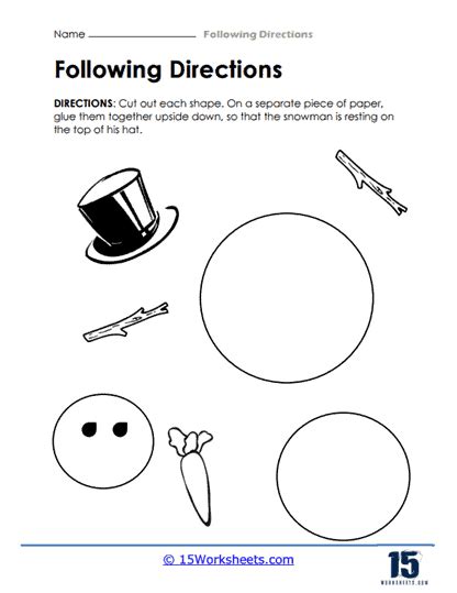 Following Directions Worksheets 15