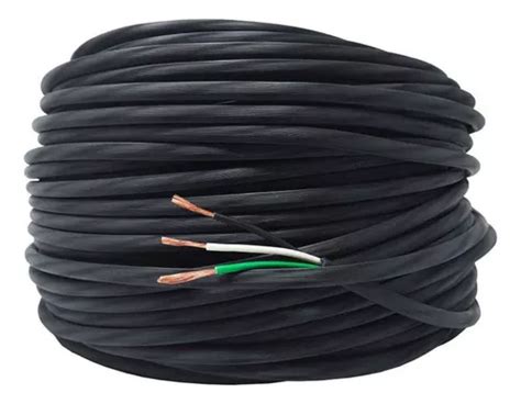 Cable Uso Rudo 3x14 Argos 100m Con 1 Cinta Nito Y 20 Grapas Envío gratis