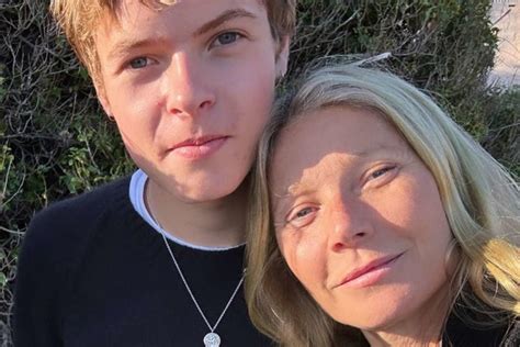 Gwyneth Paltrow Shares Sweet Moment With Son Moses 17 As The Two Pose