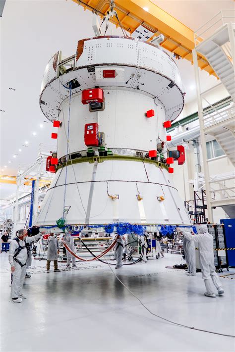 Handing Over European Service Module For Artemis Ii