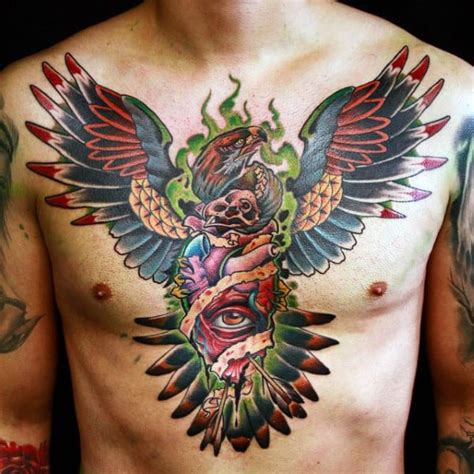 Neo Traditional Eagle Tattoo