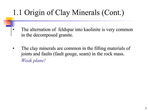 Clay Minerals And Soil Structure PPT