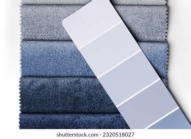 Different Types Fabrics Pantone Color Palette Stock Photo 2320518027