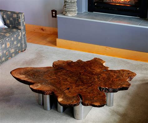 Stuart Chase Creates Modern Organic Furniture from Reclaimed Wood