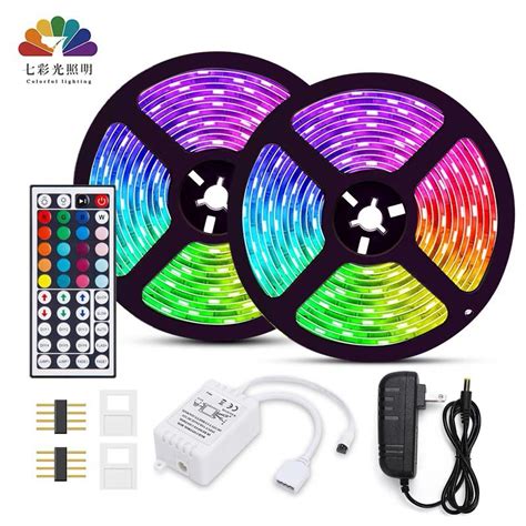 Jual Paket Lampu Led Strip Rgb M M Ip Ip Rgb