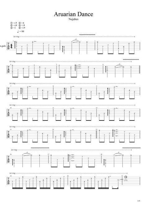 Aruarian Dance Tab Nujabes