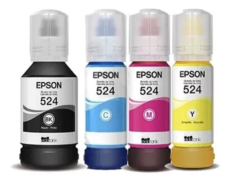 Pack 4 Tintas Epson 524 Original Impresoras L15150 L15160 Cuotas