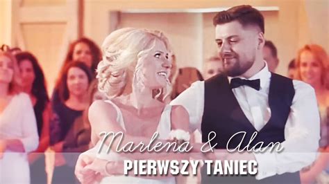 Piękny Subtelny Pierwszy Taniec Marleny I Alana Romantyczny Zmysłowy