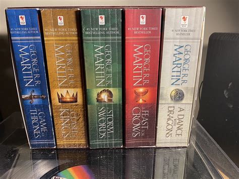 George R R Martins A Game Of Thrones 5 Book Boxed Set A Song Of Ice