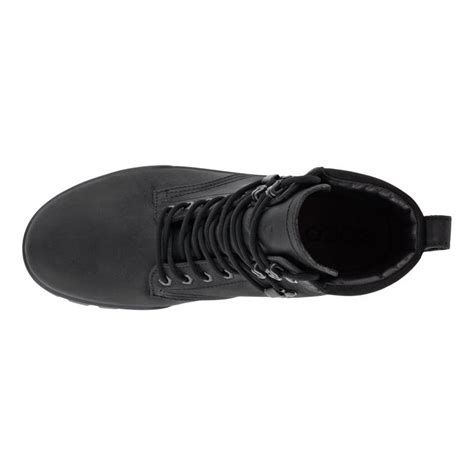 Siyah Track M Black Ust Oil Nubuck Ecco